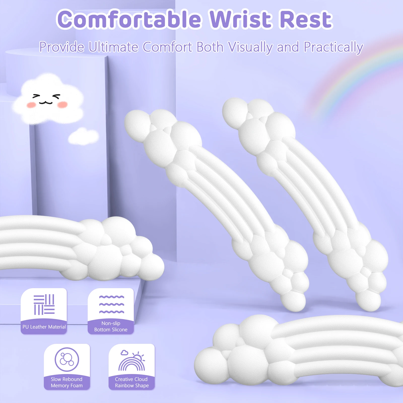 Cloud Keyboard Wrist Rest Pad  - Laptop Accessories For Wrist Support recension och pris