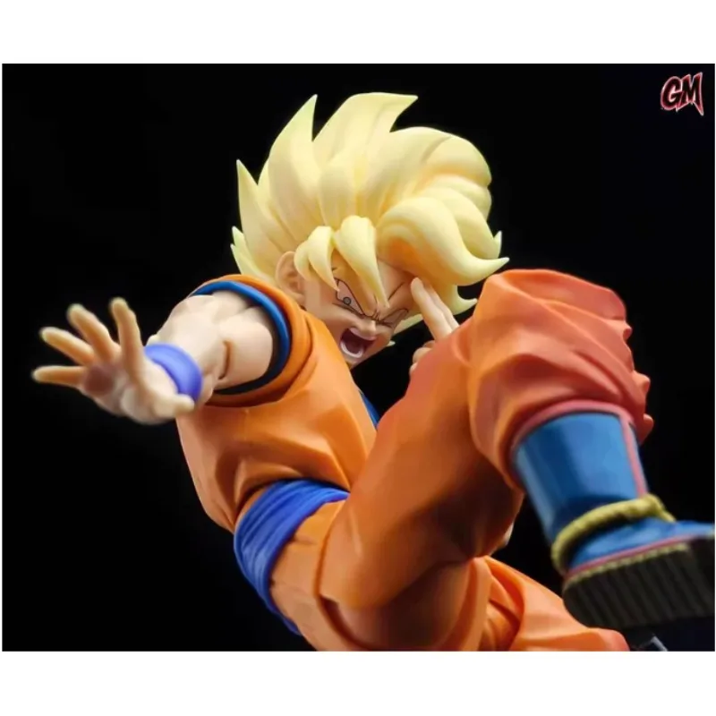 In Stock！GM Studio Dragon Ball SHF Super Saiyan Son Goku Accessories Adapted To The Games Begin3.0 Body Custom Heads Accessories - view 3