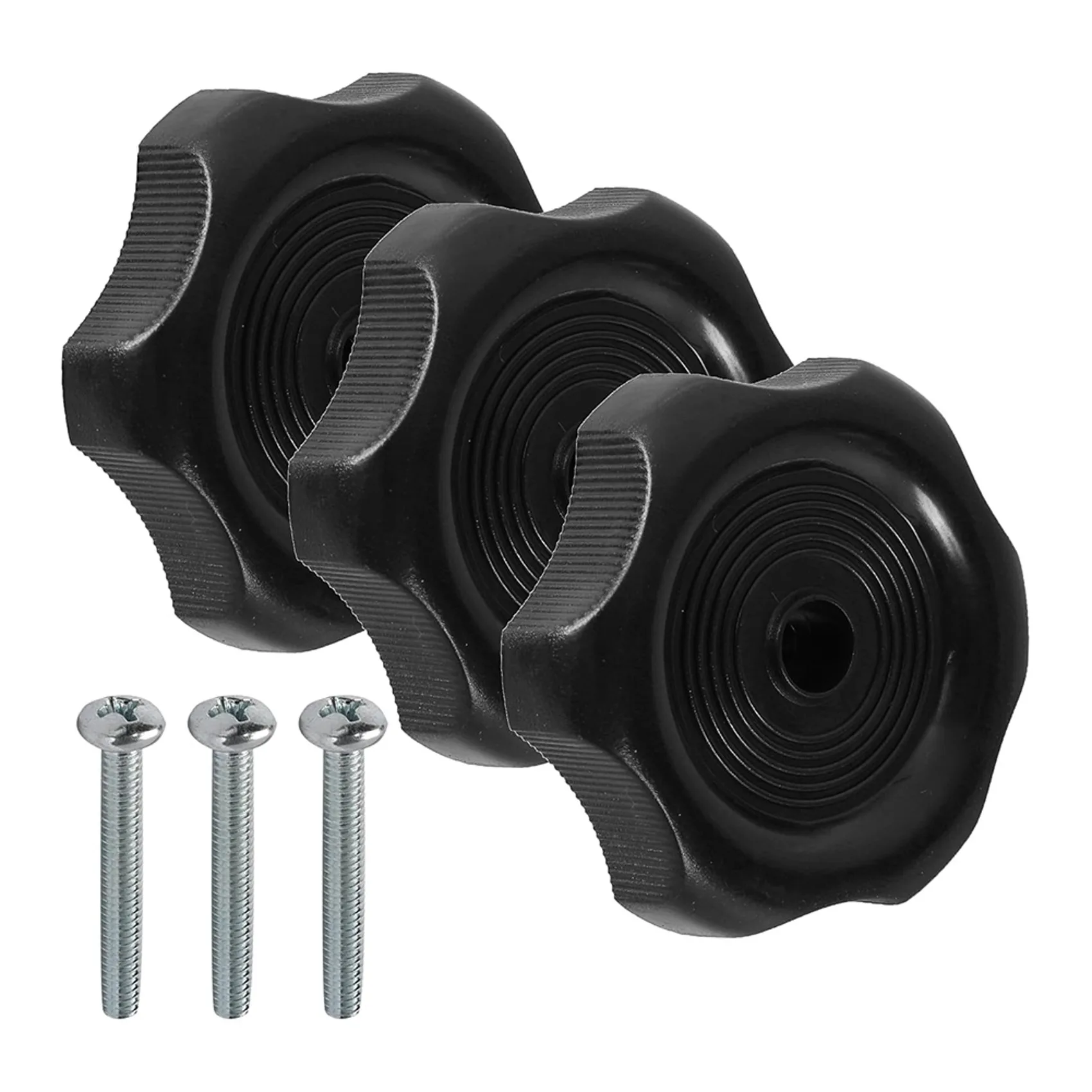 2025 Trend 6 Pack Black 1Inch Shaft RV Window And Vent Knob Interior Hardware Window Replacement Trailer Knob RV Window Latch Kn