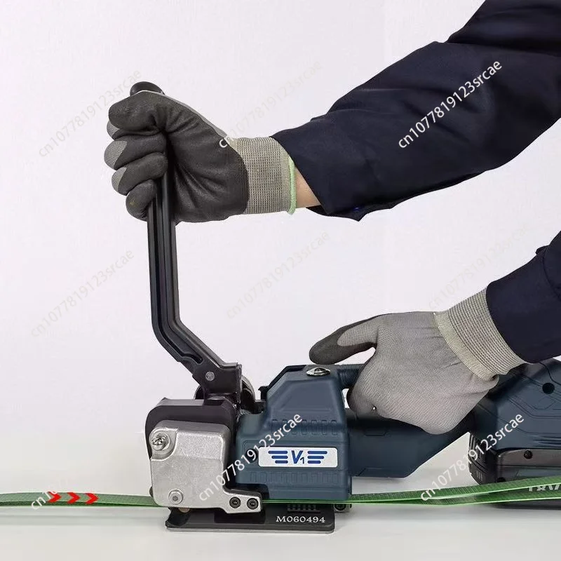 V1 Rechargeable Strapping Machine PP PET Plastic Steel Belt Tensioner Buckle-Free Hot Melt Portable Electric Strapping Tool
