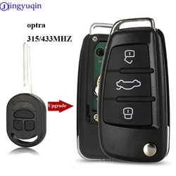 Jingyuqin 3 Bottoni Chiave di Controllo Chiave A Distanza Borsette Caso Per Chevrolet Optra Chiave Dell'automobile Fob 315/433MHZ