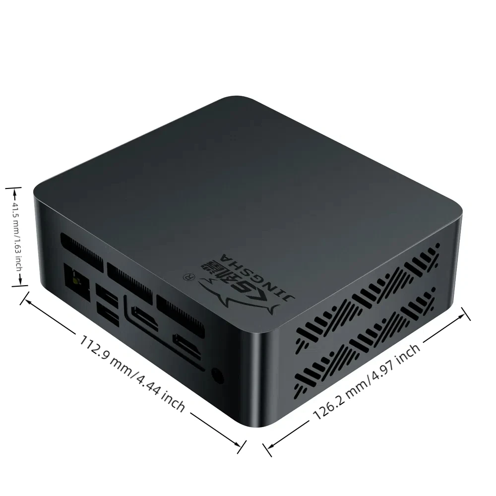 TISHRIC كمبيوتر صغير Intel Alder Lake i5 1240P Windows 11 Mini Host 16GB DDR4 512GB/1TB PCIe M2 SSD BT5.2 WiFi6 لعبة كمبيوتر مكتبي