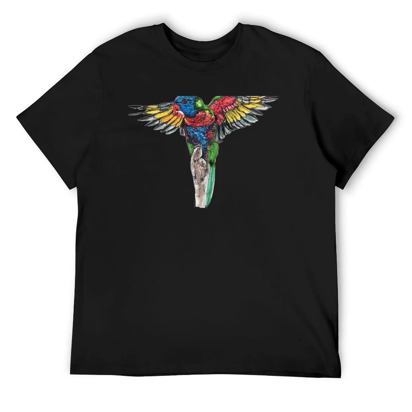 

Delilah the Rainbow Lorikeet T-Shirt sports fans vintage boys animal print Men's t-shirts