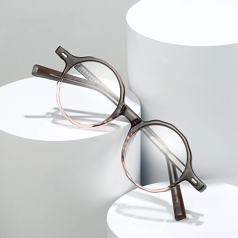 KOCOLIOR New Vintage Round Reading Glasses Women Men Luxury Brand Small Round Farsightedness Eyeglasses Magnification Eyewear