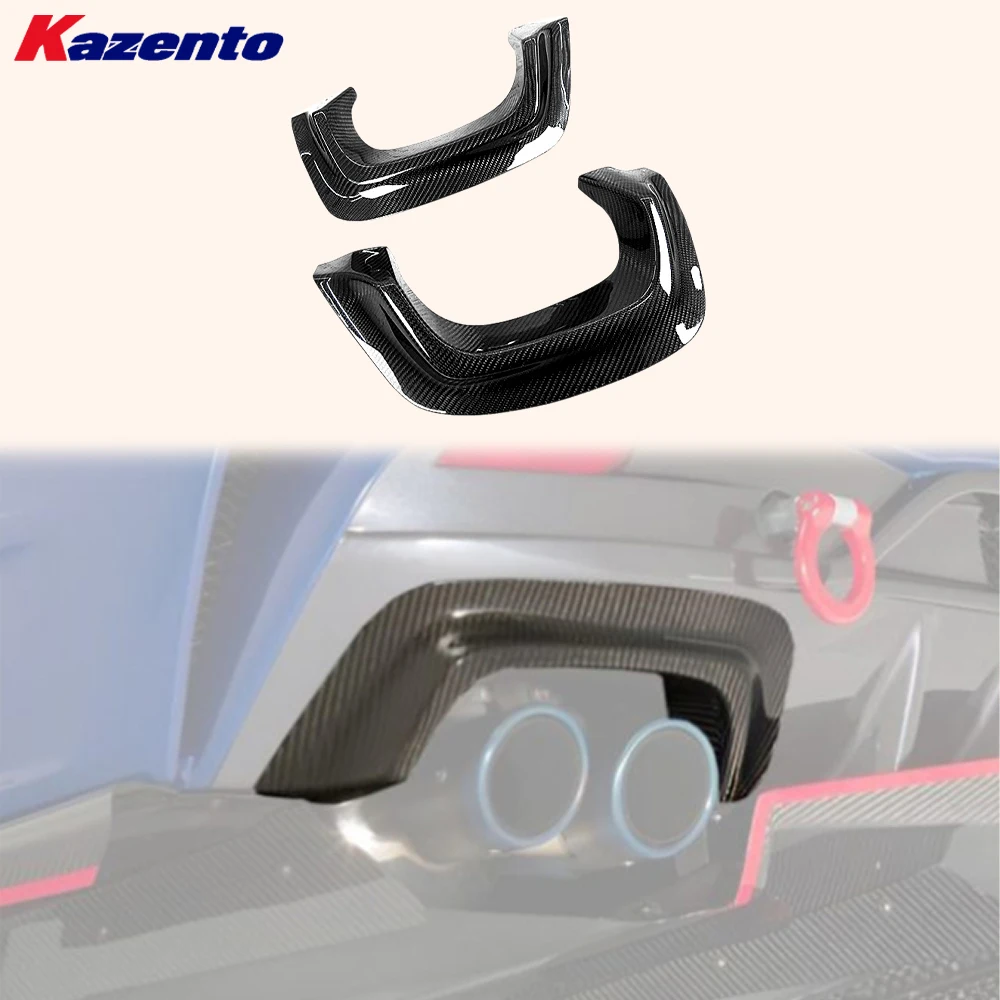 

Для Subaru WRX STI VA Sedan 2015-2021 Carbon VAS Style Задний бампер Пара теплозащитных экранов