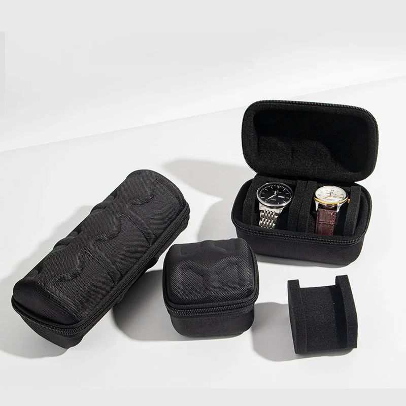 Protection Watch Men's And Women's Suitcases High-Quality Shockproof Watch Box Portable Watch Display And Storage Organizer