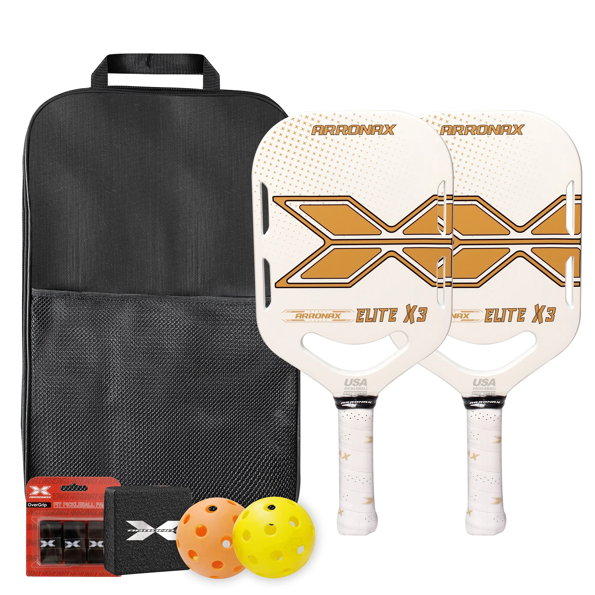 

Pickleball Paddle with Polypropylene Honeycomb Core, Comfort Grip, Mid-Weight, Men and Women