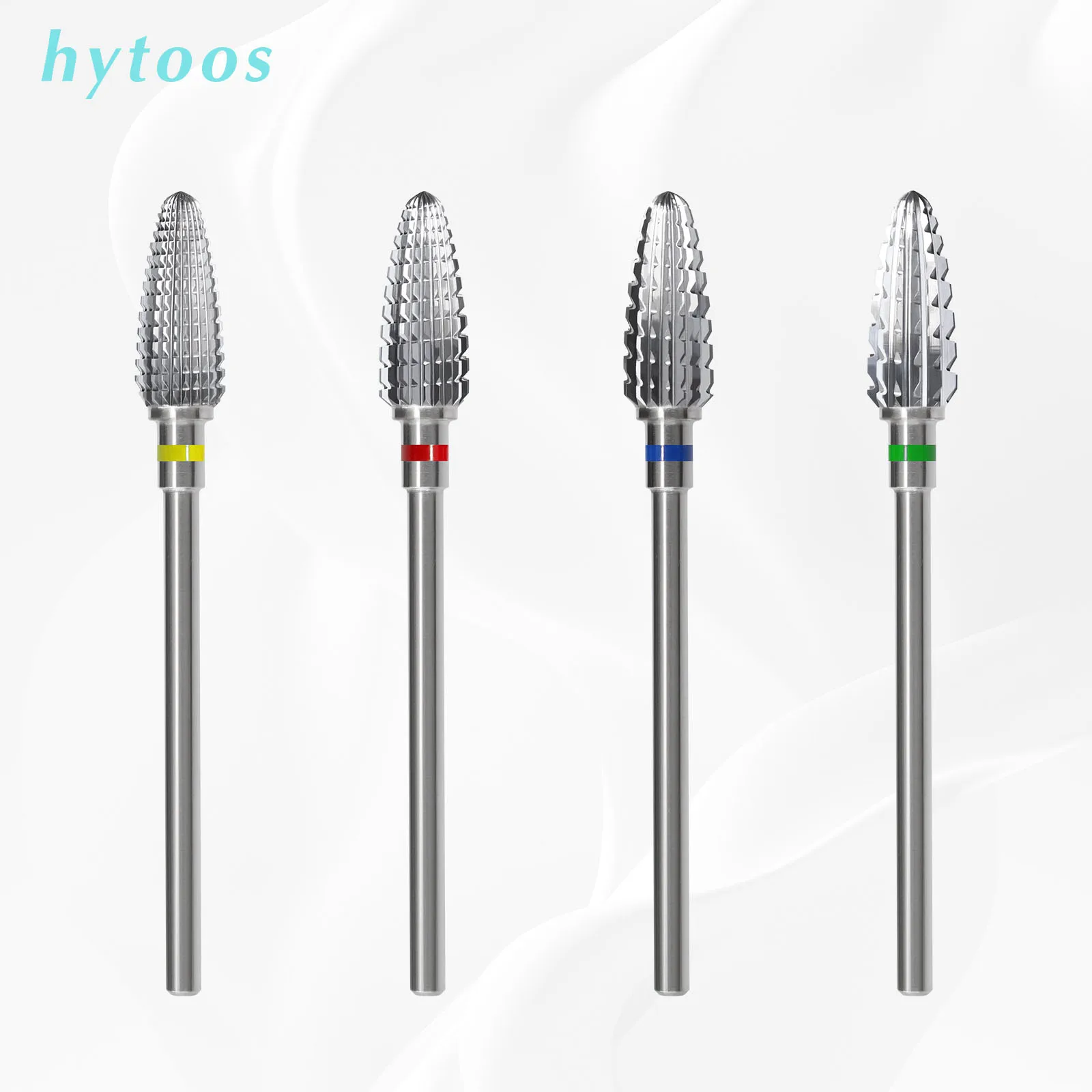 HYTOOS Vlam Carbide Nail Boor 2-Way Professionele Nail Bit Acryl Gel Remover Elektrische Nail Tool Nail Art accessoires