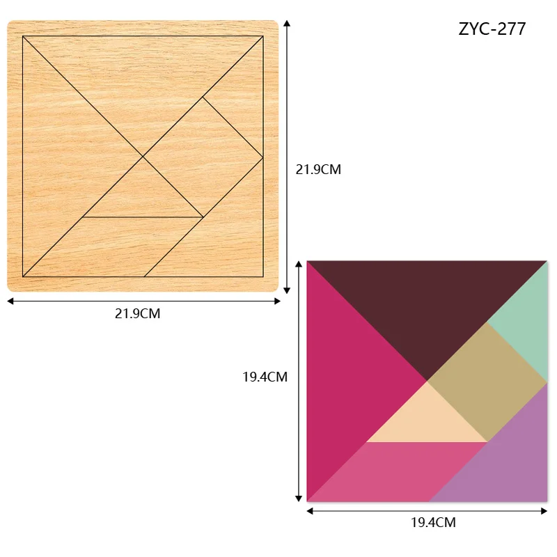 

Square Wooden Cutting Mold Suitable for Die-Cutting Machines, ZYC-277