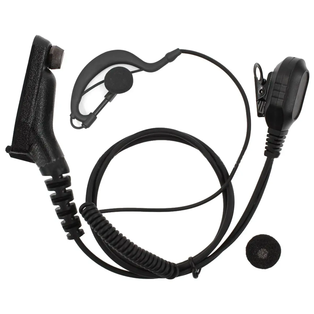 ABGN Protable PTT Mic Earpiece Headset Earphones Replace for DP4800 DP4801 DP4600 DP4601 Walkie Talkie Accessories