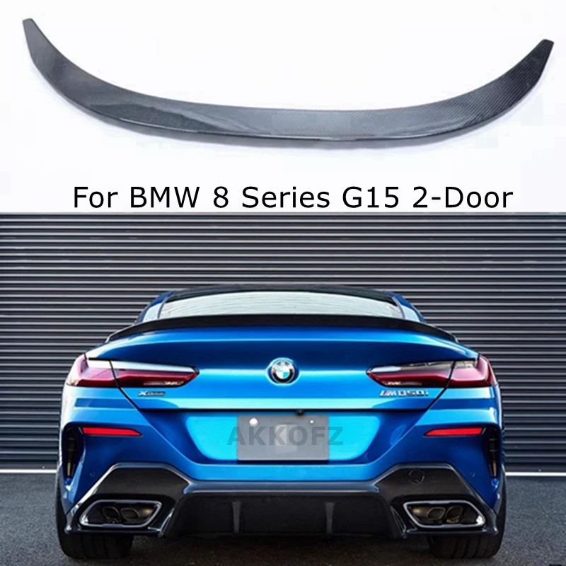 For BMW 8 Series G15 2-Door 2020 2021 2022 2023 High Quality Carbon Fiber Wing Trunk Spoiler 3D style