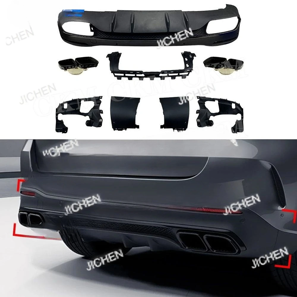 

Задний диффузор, спойлер для губ, бампер, глушитель, насадки, автомобильные аксессуары, обвесы W167 GLE63 AMG