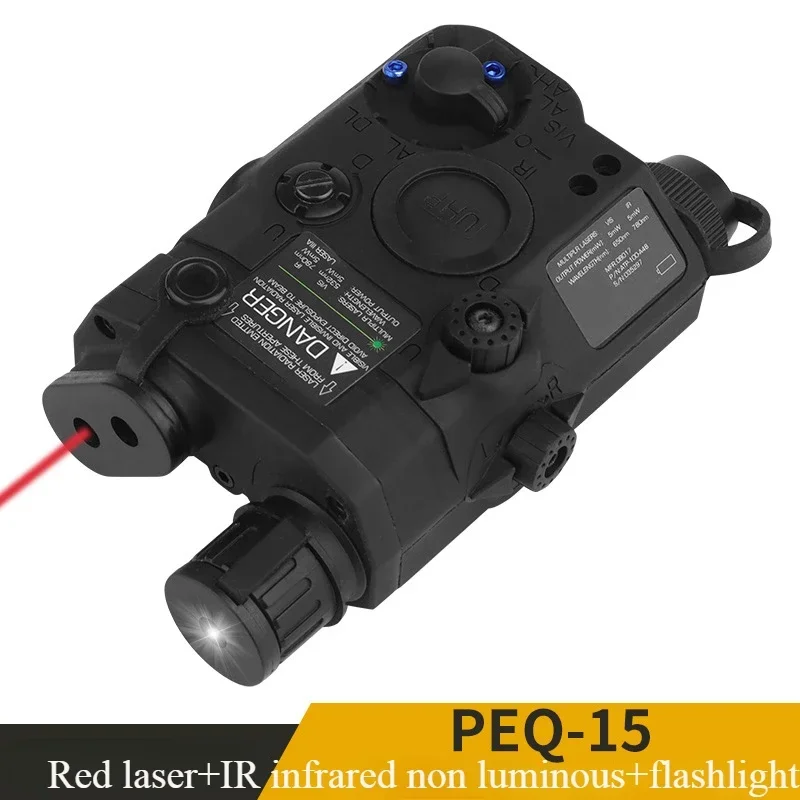 Infrared Laser Multifunctional Flashlight Combat Speed Lighting Lamp PEQ-15 Hunting Tactical Lighting Fixture