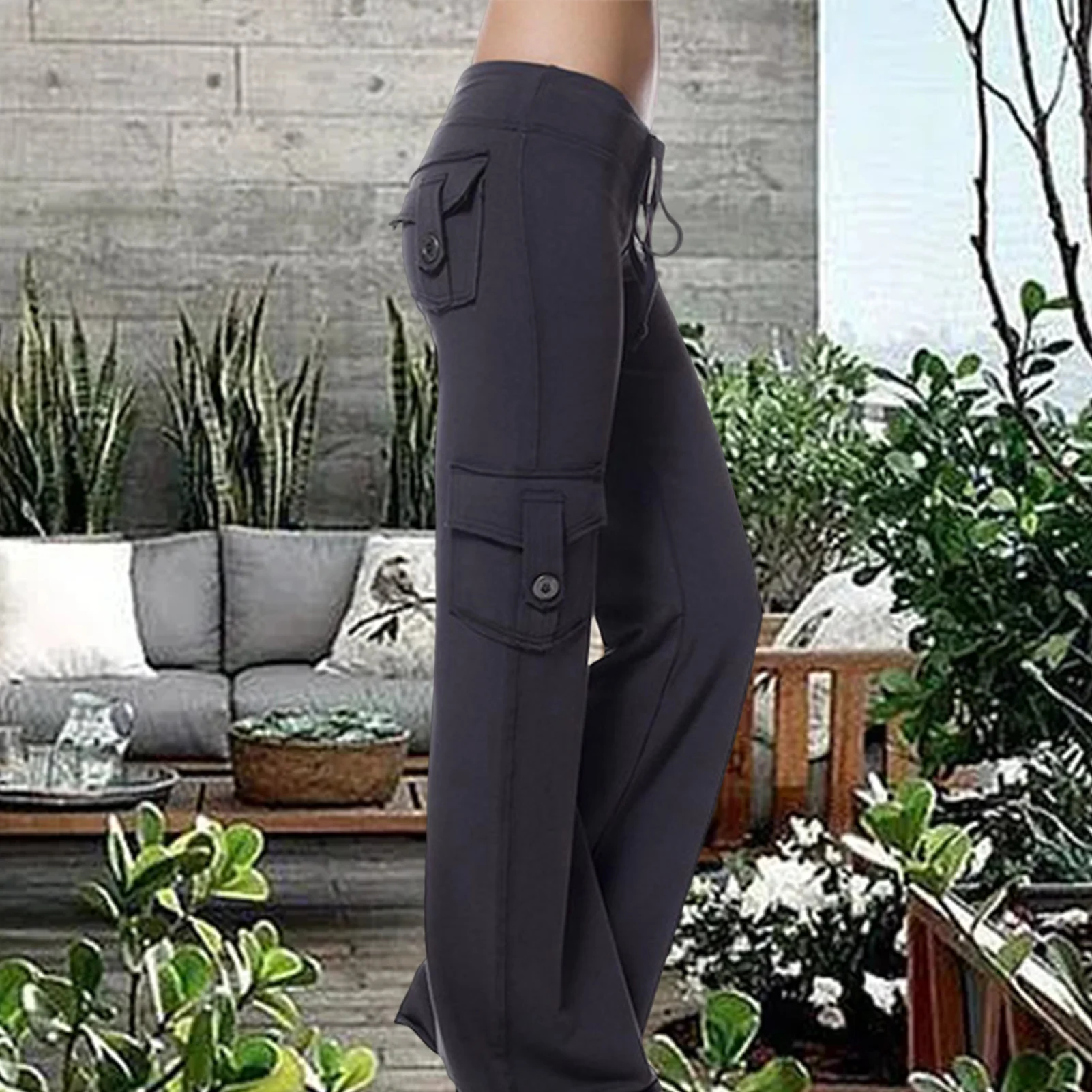 Fall Street Fashion Pants Casual Streetwear Trousers Pockets Suitable for Friends Gathering Wear