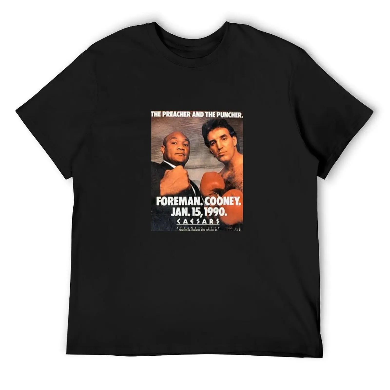 George Foreman v Gerry Cooney T-Shirt vintage graphic tee vintage anime shirt oversized t shirt anime clothes men t shirts