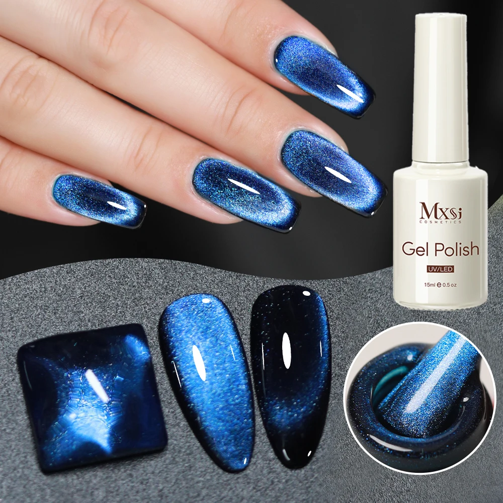

15ml Cat Magnetic Gel Nail Polish Cat Eye Glitter Snowlight Semi Permanent Sparkling Magnet Nails Gel Varnish Nail Art Supplies