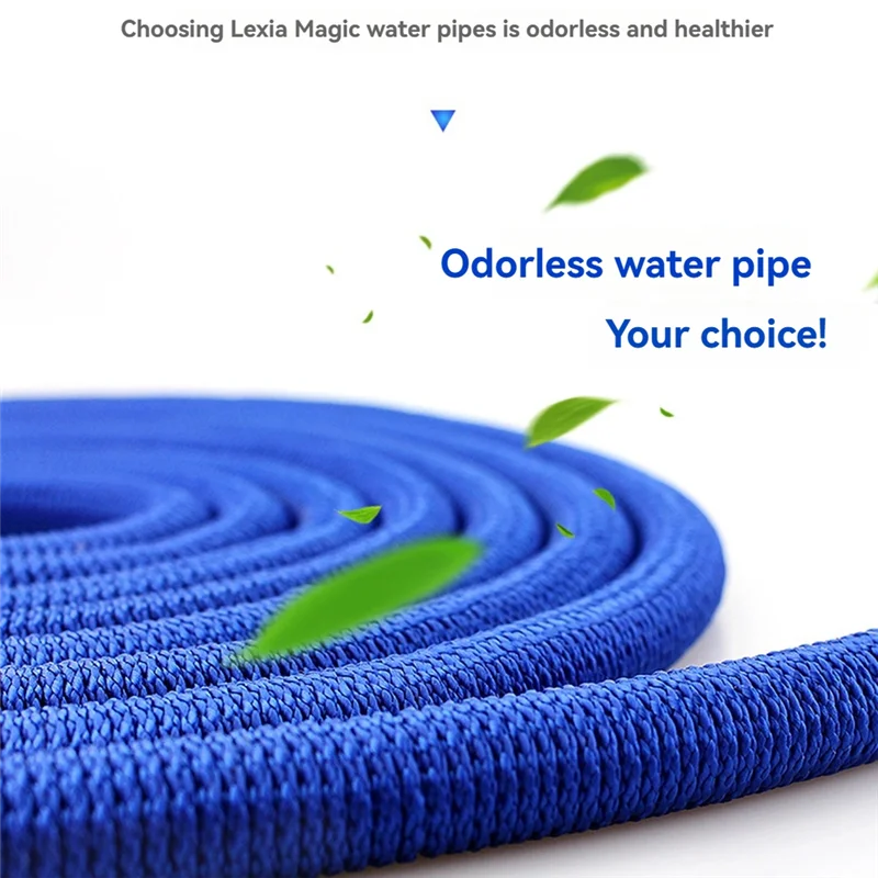 

KYCOR-покрытый медный бытовой садовый водяной шланг 3-кратный телескопический TPE шланг для мытья автомобиля шланг для мойки автомобиля открытый сад полив