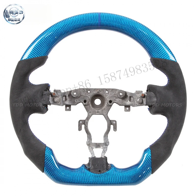 Suitable for Nissan 370z 2009-2021, carbon fiber LED display screen steering wheel, customizable