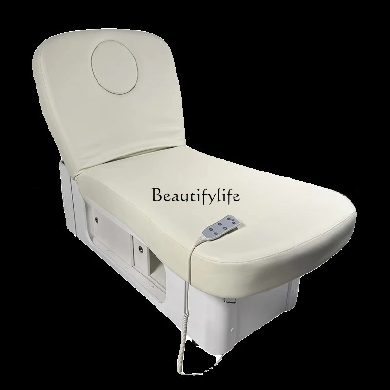 

02*Electric lift massage physiotherapy eyelash beauty salon special tattoo body bed