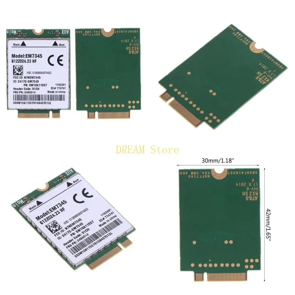 

EM7345 WWAN 4G Wireless Card Replacement Adapter for ThinkPad best sale