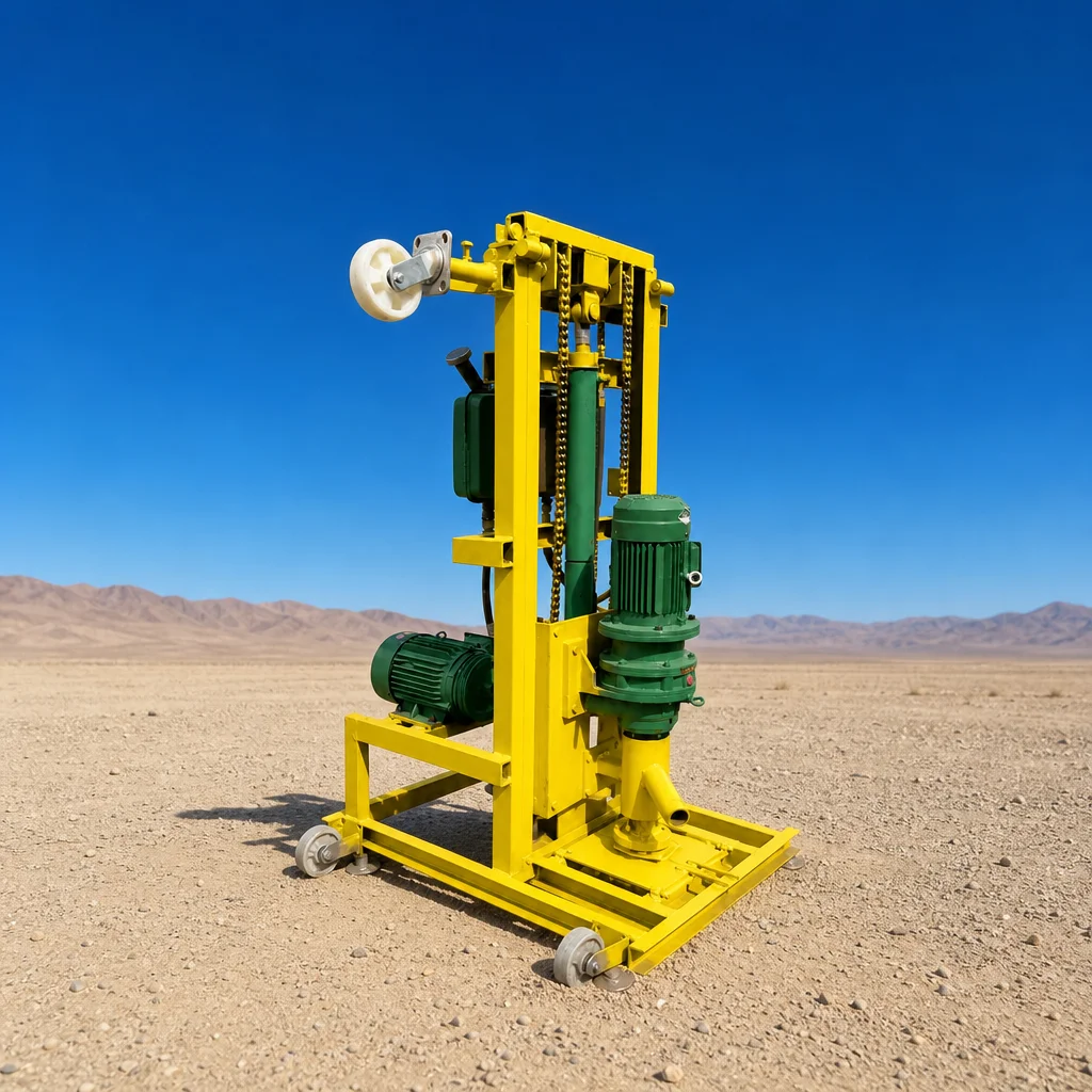 Customized Water Well Drilling Equipment 100m Hydraulic System Durable Structure Mobile Type Water Well Drilling Rig
