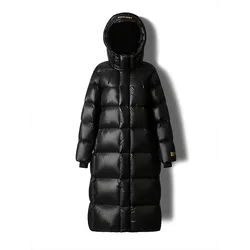 Volcanic Rock New Technology, High-end Version 90% White Goose Down Jacket, Women's Black Gold Goose Down Jacket  -20°C-0°C