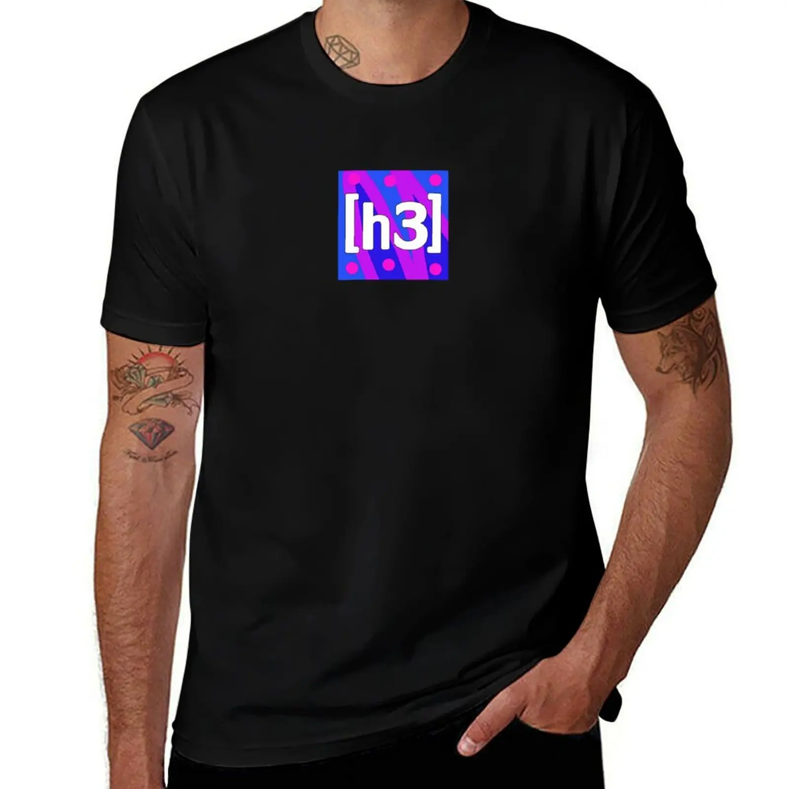 

H3H3 Logo T-Shirt g man t shirts for men anime tshirt T-Shirt