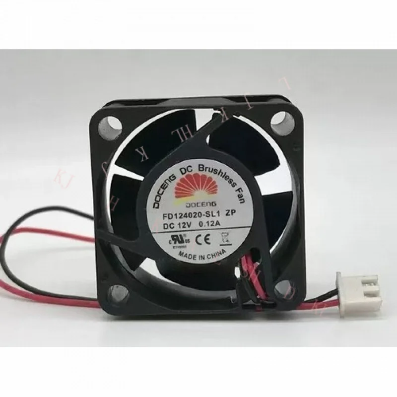 

N НОВЫЙ ДЛЯ DOCENG FD124020-SL1 ZP DC12V 0,12A 4CM Тихий вентилятор охлаждения с осевым потоком