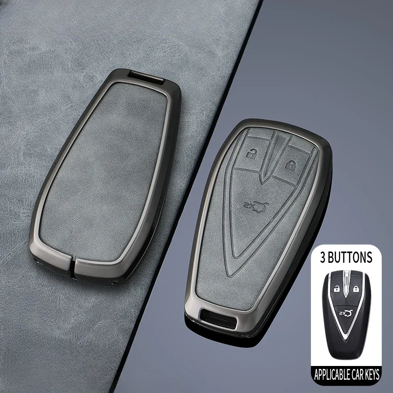 

Zinc Alloy Leather Car Key Case Cover Shell for Changan UNIT UNIK CS35PLUS CS55 PLUS CS75 PLUS Oshan X7 X5 Car Accessories