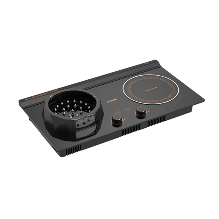 Technology 1 2 Burner Electric Fire Flame Stove Without Gas Pure Electric for Kitchen Electric Cooktops Kitchen Products