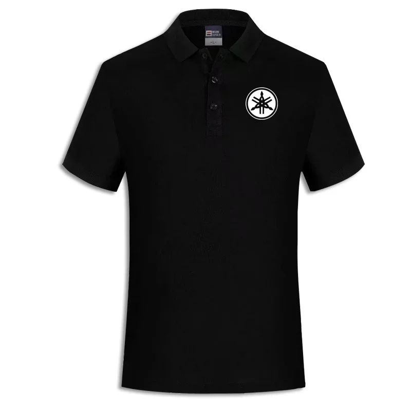 2025 جديد حار ياماها ياماها دراجة نارية أسطول 4S مخزن ملابس العمل الأدوات التلبيب قميص بولو الرجال تي شيرتات قصيرة الاكمام الصيف