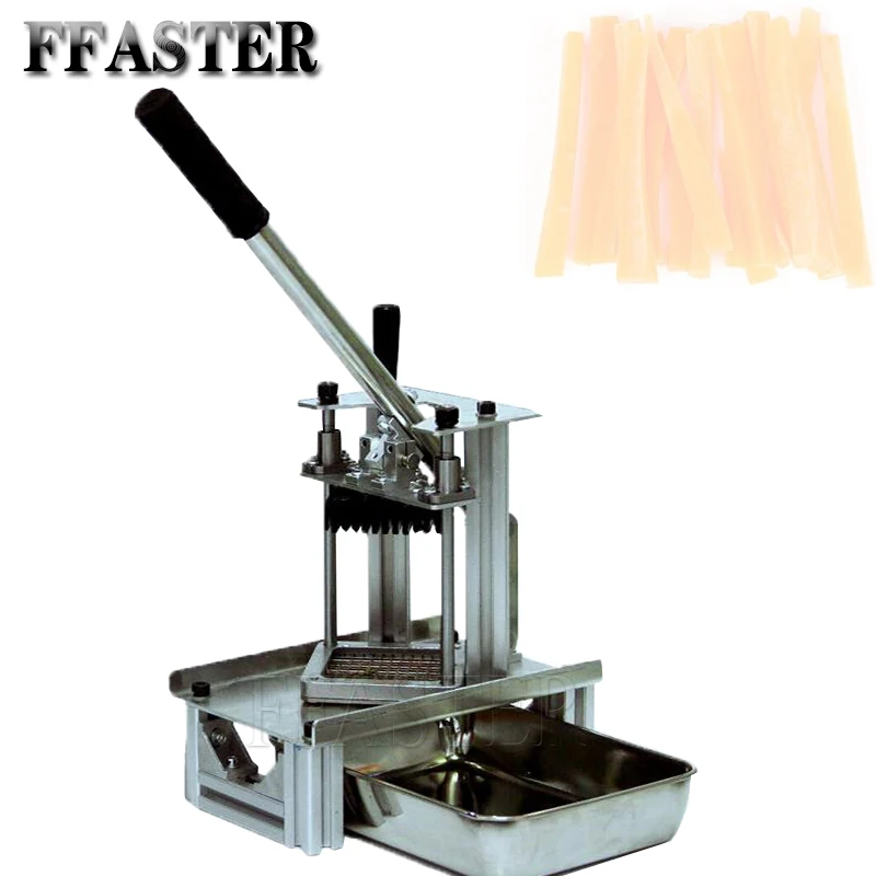 

Hand Pressure Sweet Potato Stick Cutting Machine Manual Press Cucumber French Fries Extruder