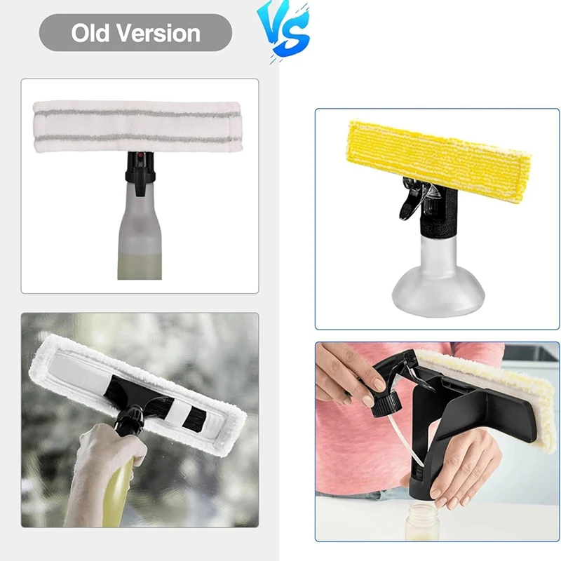 قطع غيار مكنسة كهربائية لكارشر ، أغطية ممسحة ميكروفايبر ، ممسحة شفاه مطاطية ، مكنسة كهربائية للنافذة ، WV1 ، WV2 ، WV5