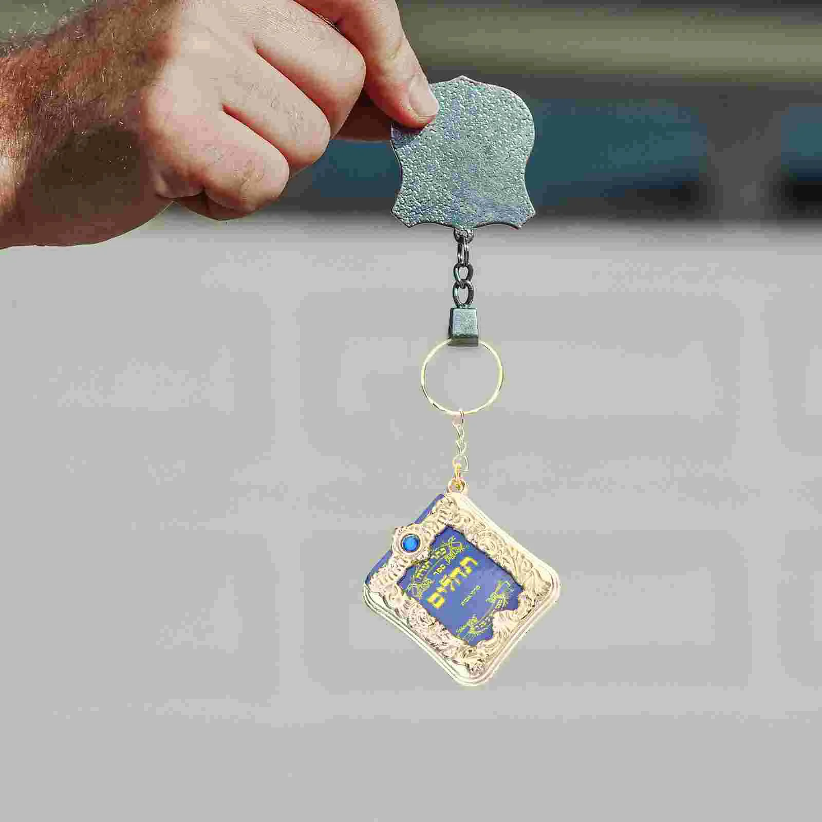 6pcs Holy Bible Metal Keychain Miniature Book Key Rings Religious Gifts Bible Keyring Eid Ramadan Keychains