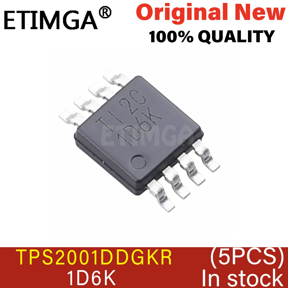 (5 قطعة) 100% جديد TPS2001DDGKR TPS2001 1D6K MSOP-8 شرائح #1