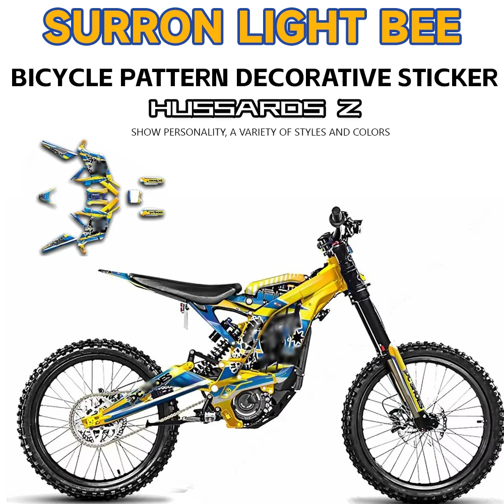 For Sur-Ron Light Bee S X  Motorcycle Accessories Body Color Change Waterproof Decorative SUR-RON Electric Bikes Sticker Film