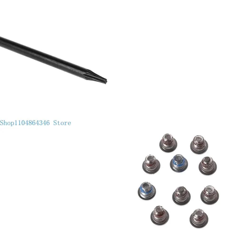 4PCS Replacement Bottom for Case Black Rubber Feet Foot with Screw for Macbook Pro Retina A1398 A1425 A1502 for Case Cov