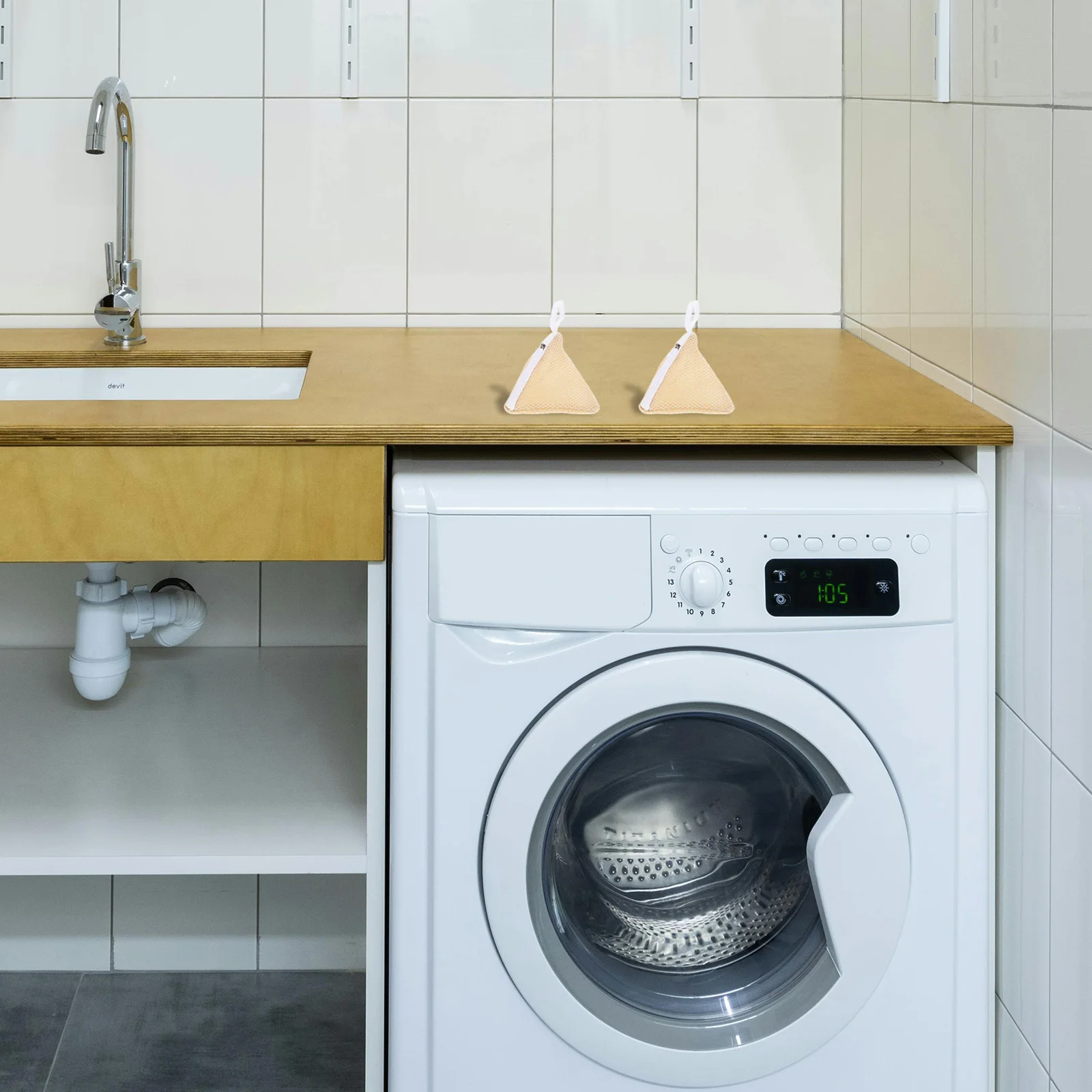 

3Pcs Mesh Laundry Bags Washing Machine Wash Pouch Delicate Underwear Socks Protector Travel Storage Organizer