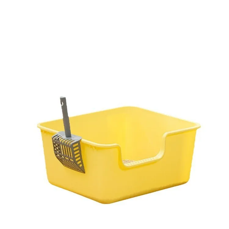 

Oversized Splash-proof Cat Toilet Open Cat Litter Box