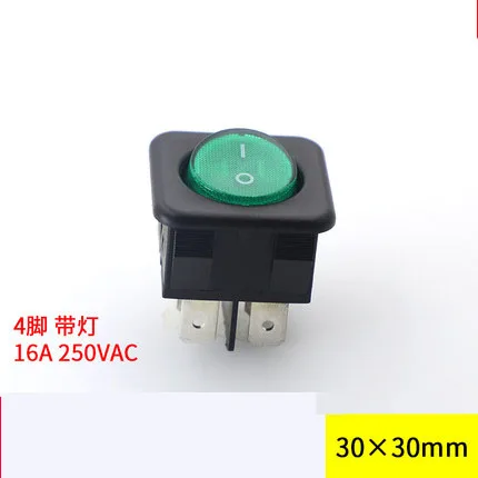 

Иллюстрированный мини-кулисный переключатель RK1-05, переключатель для лодки, 4 контакта