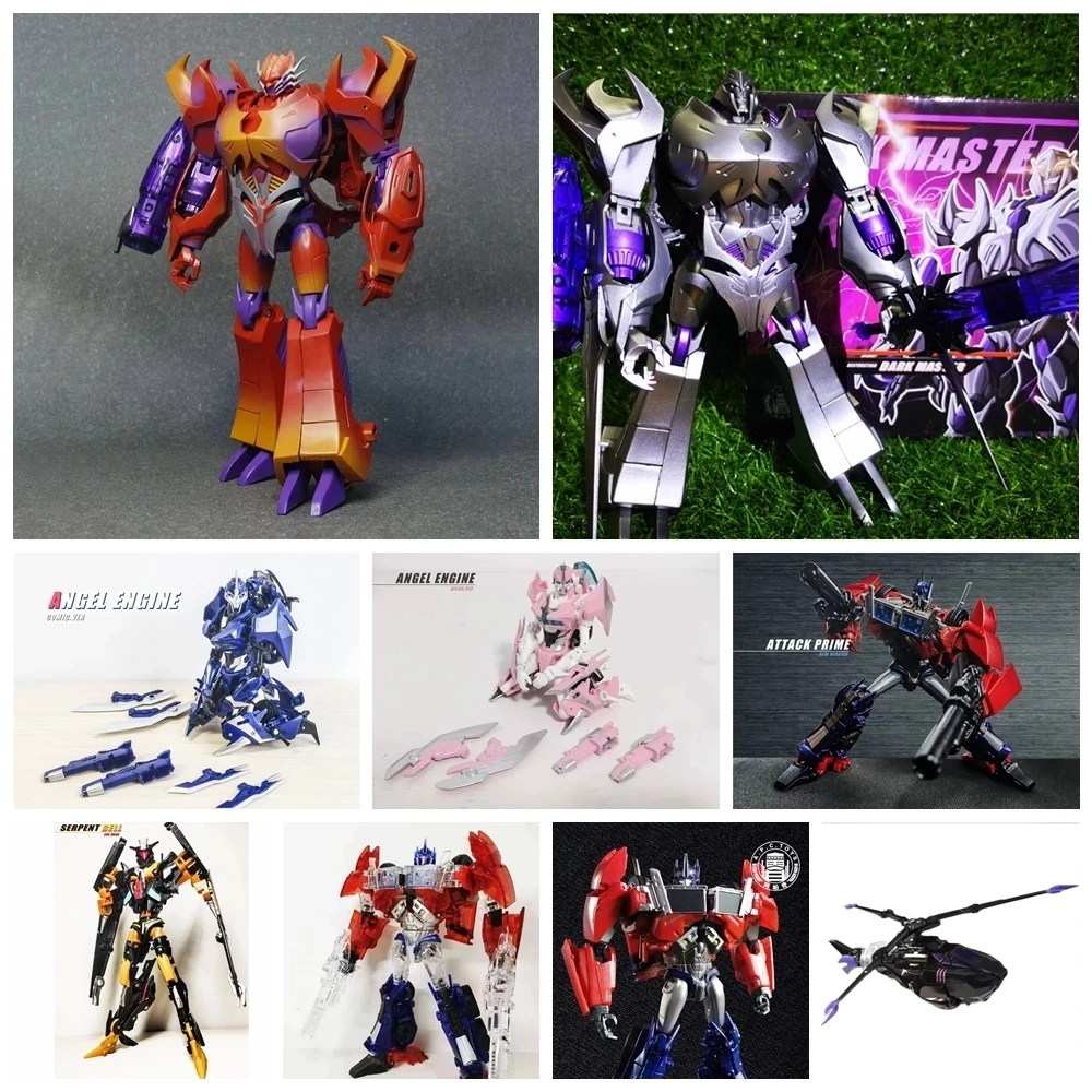 APC Toys  Cliffjumper Apache Bossy Flame TFP Heterochromatic MG Leader Cyclonus Serpent Bell Angel Engine Arcee Action Figure To