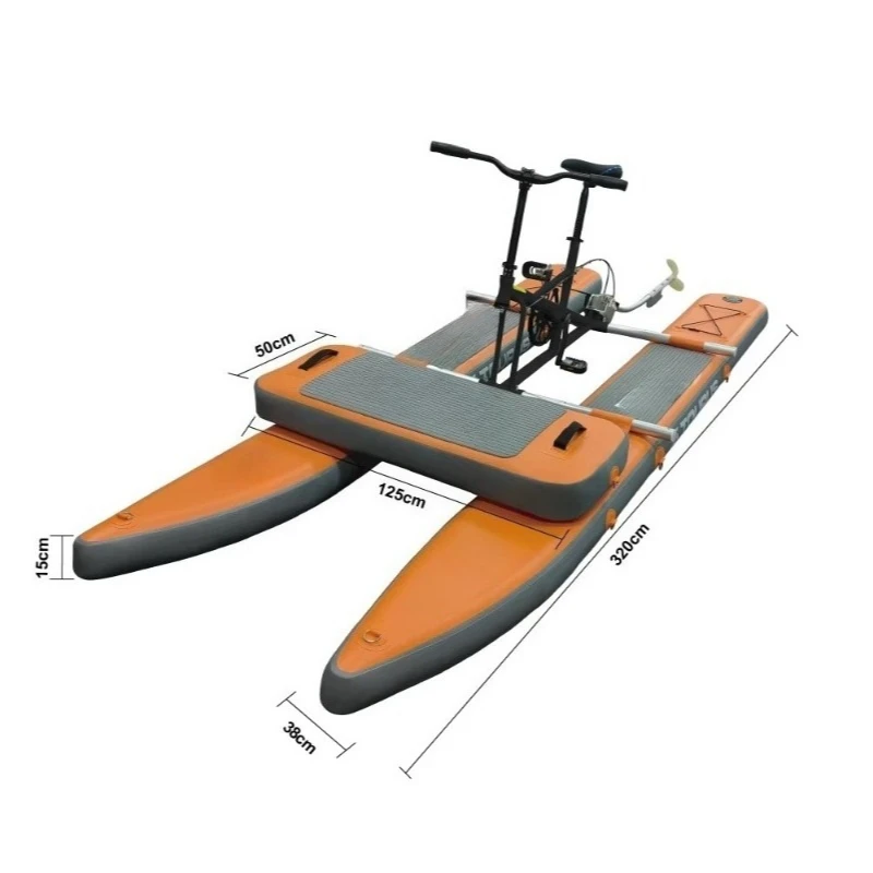 

Water bikes lake fishing pedal boats are more stable