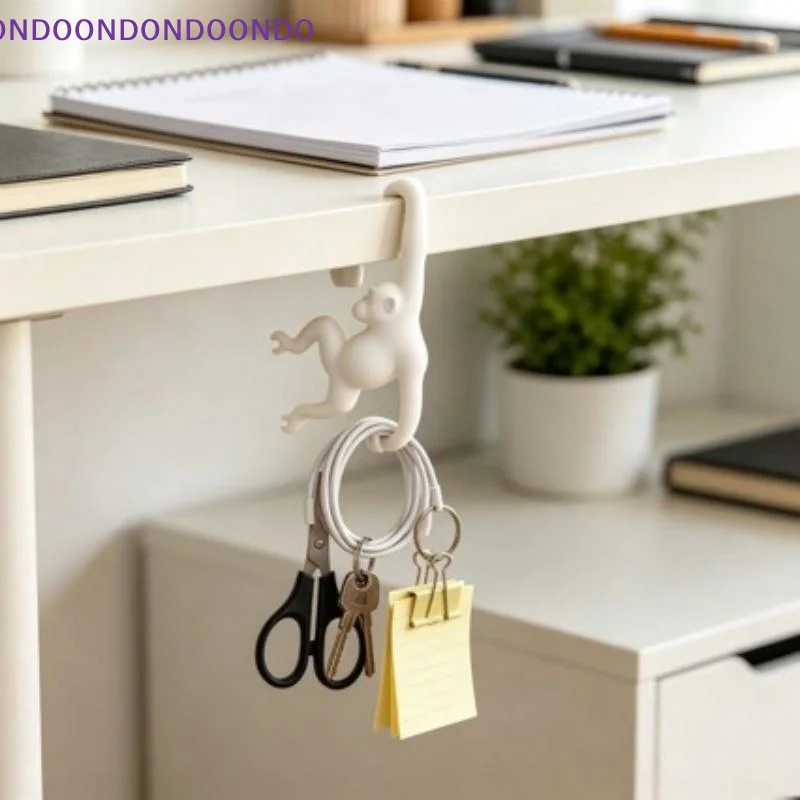 Scratch Resistant Monkey Wall Hook 3D Printed Plastic Decorative Hanger for Hat Bag Key Storage
