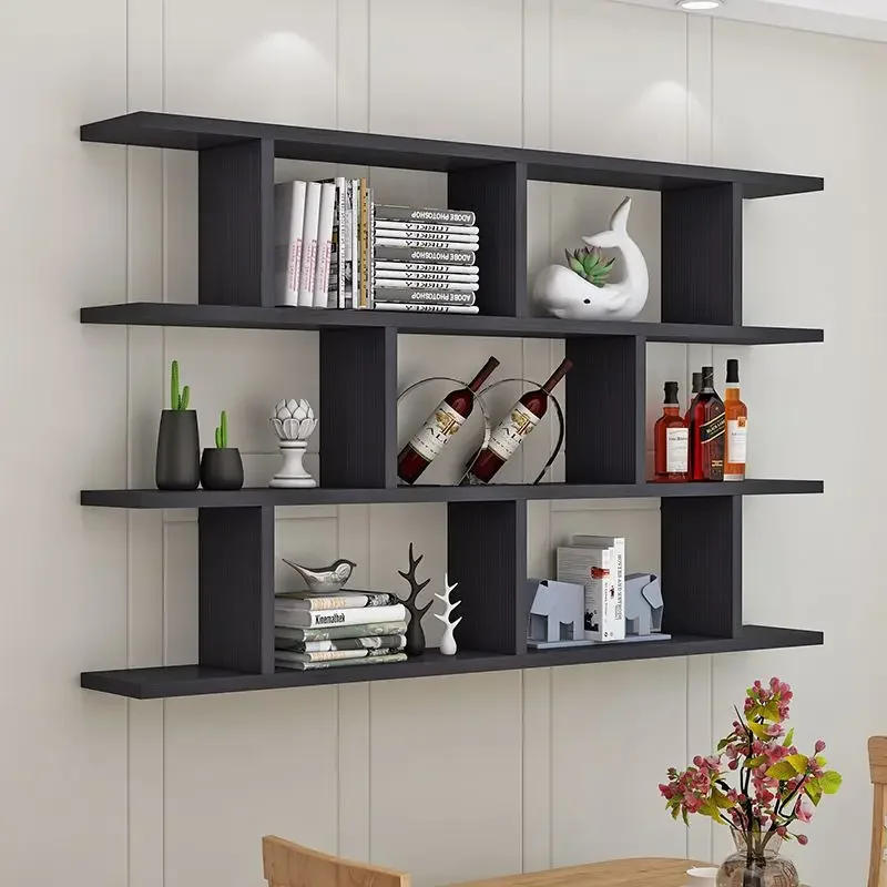 

Wood Living Room Wine Cabinets Display Wall Mounted Cellar Hanging Wine Racks Drink Holder Armario Para Vinos Home Equipment