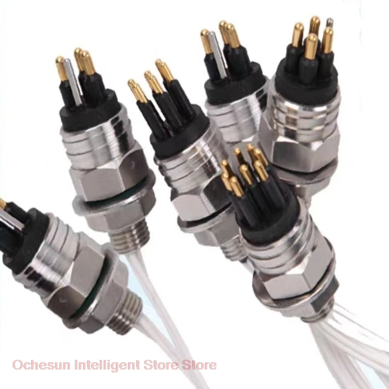 ROV IP69 MCBH8M MCIL Underwater Connector 7000 Meters Depth Deep Sea Marine Waterproof 2 3 4 6 8 Pin Male Cable Female 10A