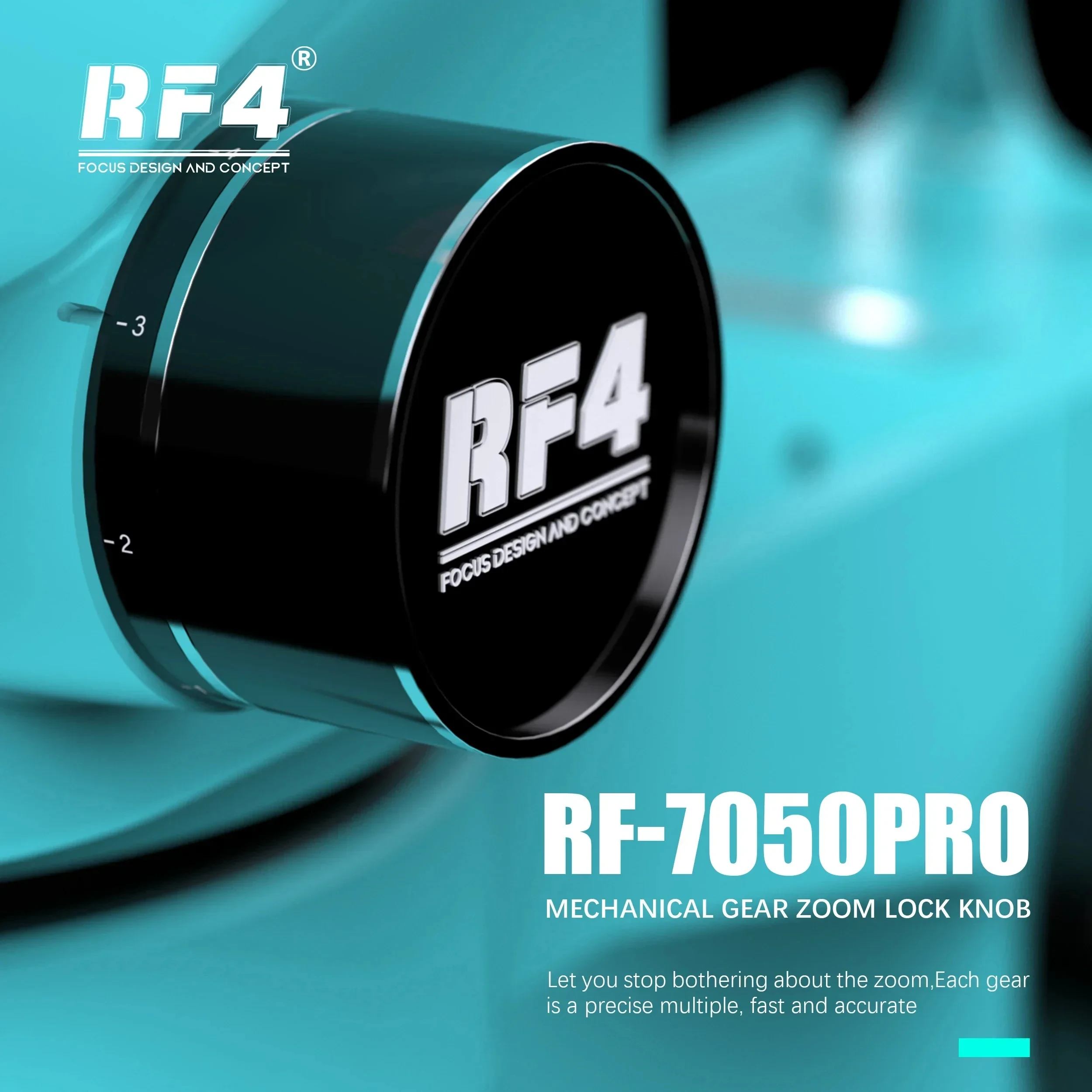 RF-7050PRO Microscope Knob 6-Level Precision Lock 7-50X Magnification Zoom Stereo Trinocular Lens Without Base Free Combination