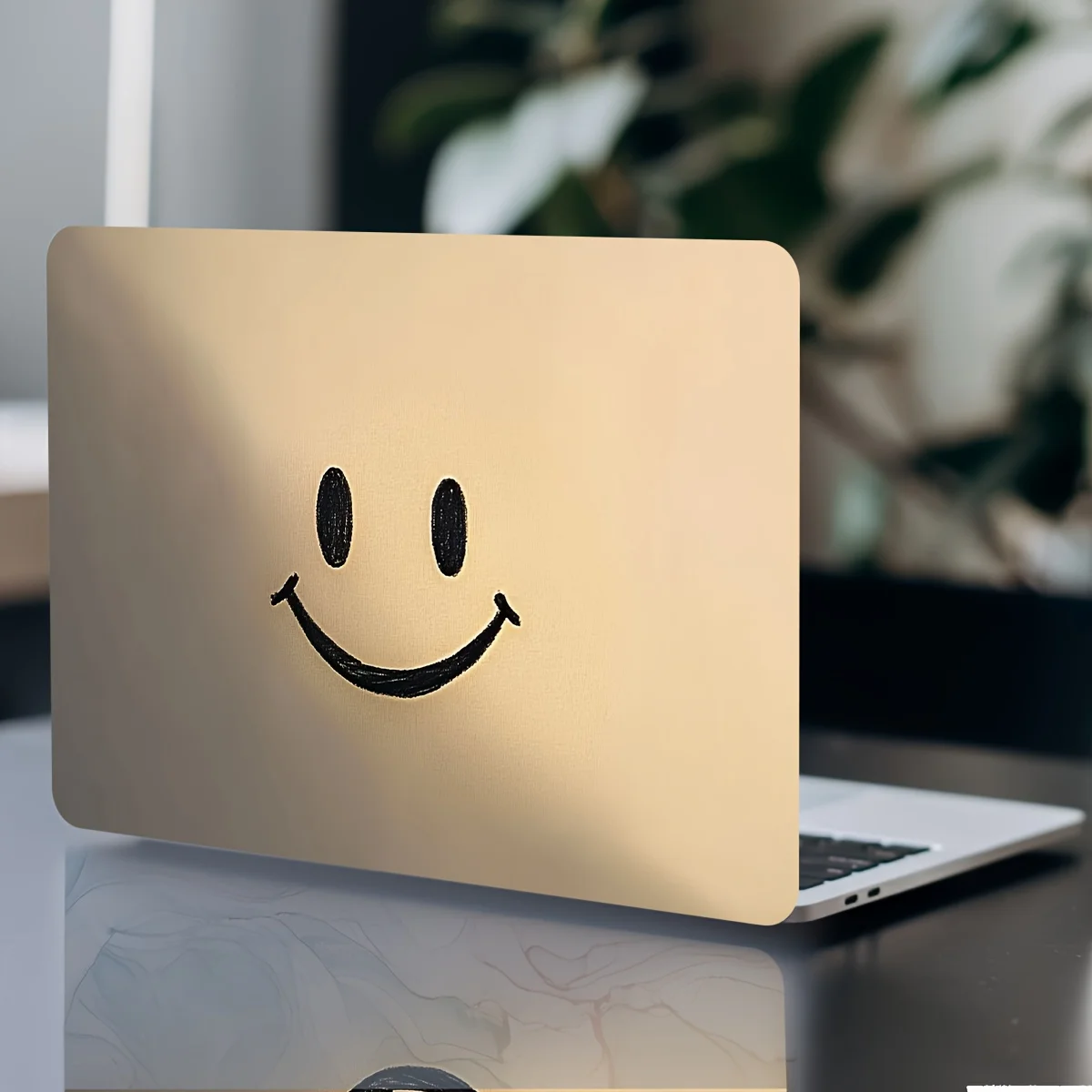 

2-piece smiley face waterproof vinyl cat sticker design for laptop stickers -laptop stickers DIY Cutting is suitable for laptops