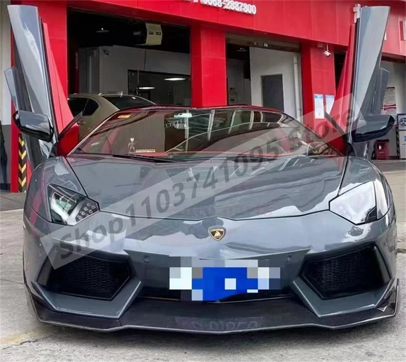 Real Carbon Fiber Front Bumper Splitters Cup Flaps Lid Spoiler Lip For Lamborghini Aventador LP700 LP720 RZ Style