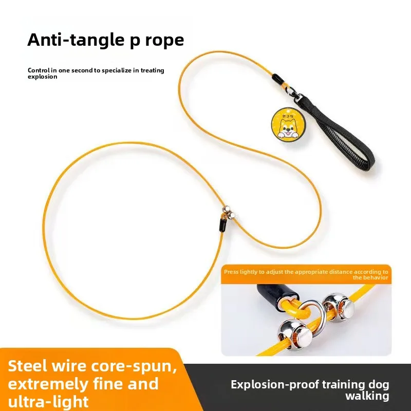 Профессиональный свинец для собак! Регулируемая цепочка для ловкости AllSize, противоскользящая цепочка для тренировок щенков и контроля крупных пород, демонстрационное качество