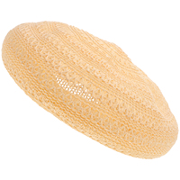 Retro Straw Vintage Woven Women Summer Travel Spring Beret Hat Khaki Cotton Summer Beret Hat Linen Comfortable
